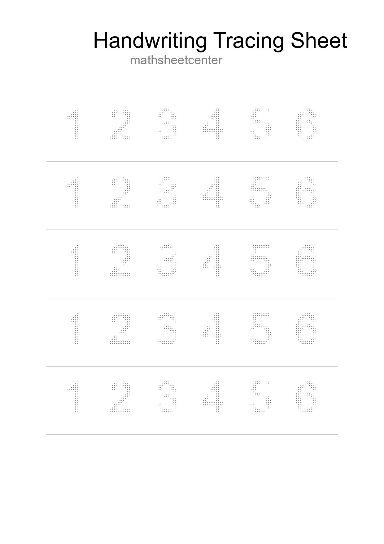 Printable Tracing Worksheet For Kids - Part 43